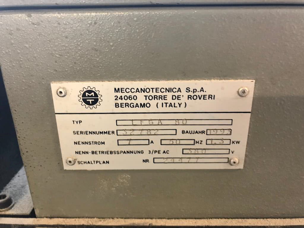 Meccanotecnica, Lega 80 - Pressstation